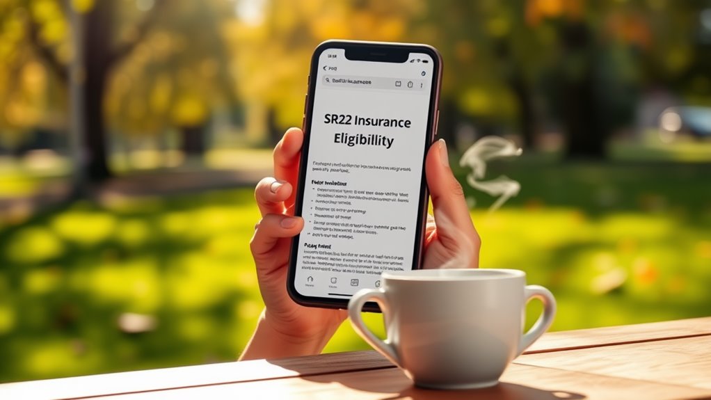 verify sr22 insurance requirements